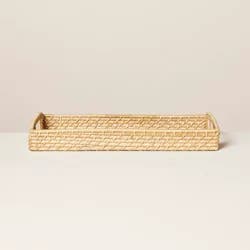 Hearth & Hand with Magnolia 7"x14" Natural Woven Bathroom Tray - Hearth & Hand™ with Magnolia