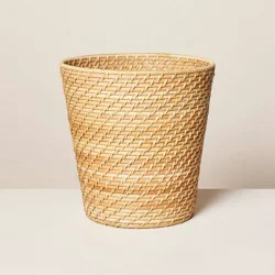 Hearth & Hand with Magnolia 2.5gal Natural Woven Bathroom Wastebasket - Hearth & Hand™ with Magnolia