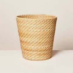 Hearth & Hand with Magnolia 2.5gal Natural Woven Bathroom Wastebasket - Hearth & Hand™ with Magnolia