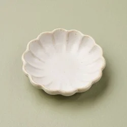 Hearth &amp; Hand with Magnolia Fluted Ceramic Trinket Dish Vintage Cream - Hearth &amp; Hand™ with Magnolia