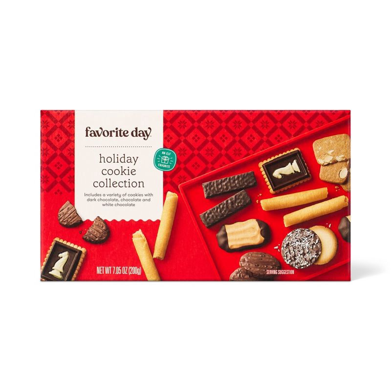 slide 1 of 3, Christmas Cookie Collection Box - 7.05oz - Favorite Day™, 7.05 oz