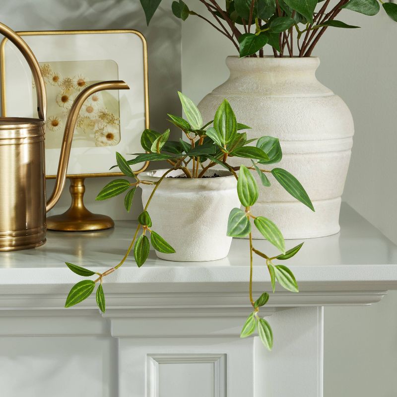 slide 2 of 3, Hearth & Hand with Magnolia 8" Mini Faux Ivy Plant - Hearth & Hand™ with Magnolia: Indoor Artificial Greenery, Tabletop Decor, 1 ct