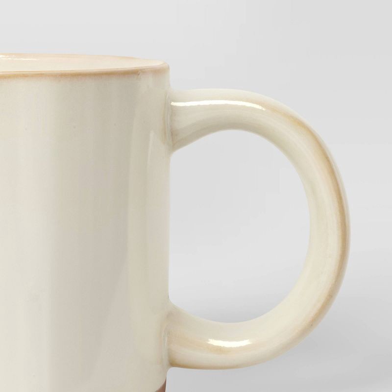 slide 3 of 3, 15oz Eugene Ceramic Mug Cream - Threshold™, 15 oz