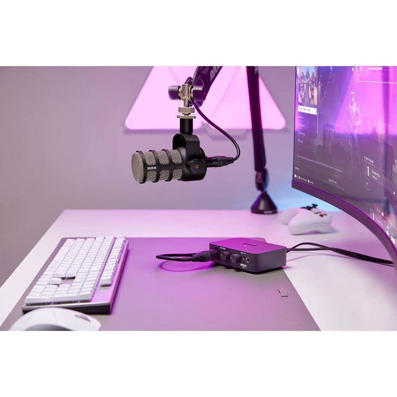 slide 4 of 10, RODE Microphones RODE PodMic Dynamic Podcasting Microphone: XLR Studio Equipment with Cardioid Polar Pattern, 1 ct