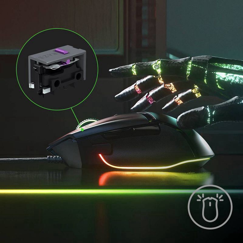 slide 7 of 9, Razer Basilisk V3 Ergonomic Wired Gaming Mouse, 1 ct