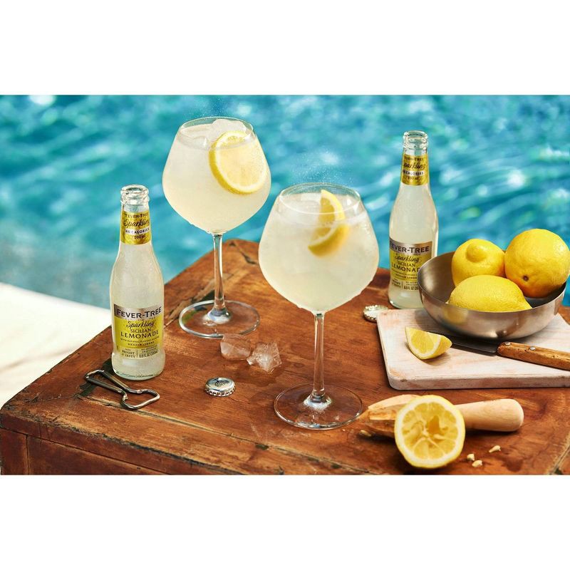 slide 3 of 6, Fever-Tree Sparkling Sicilian Lemonade - 4pk/800ml Bottles, 4 ct, 800 ml