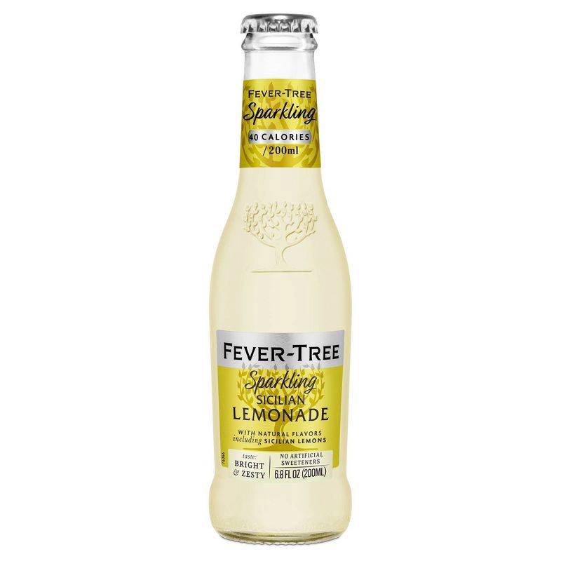 slide 4 of 6, Fever-Tree Sparkling Sicilian Lemonade - 4pk/800ml Bottles, 4 ct, 800 ml