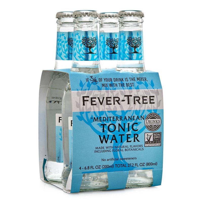 slide 2 of 7, Fever-Tree Mediterranean Tonic - 4pk/200ml Bottles, 4 ct; 200 ml