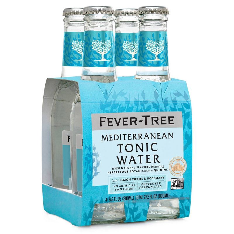 slide 3 of 7, Fever-Tree Mediterranean Tonic - 4pk/200ml Bottles, 4 ct; 200 ml