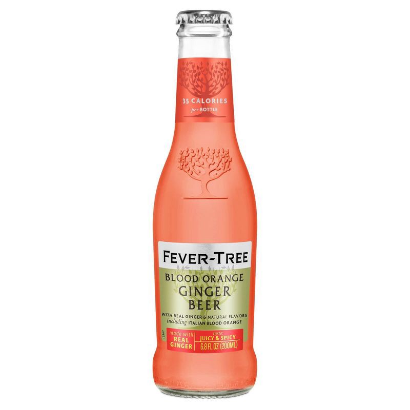 slide 4 of 6, Fever-Tree Light Blood Orange Ginger - 4pk/200ml Bottles, 4 ct; 200 ml