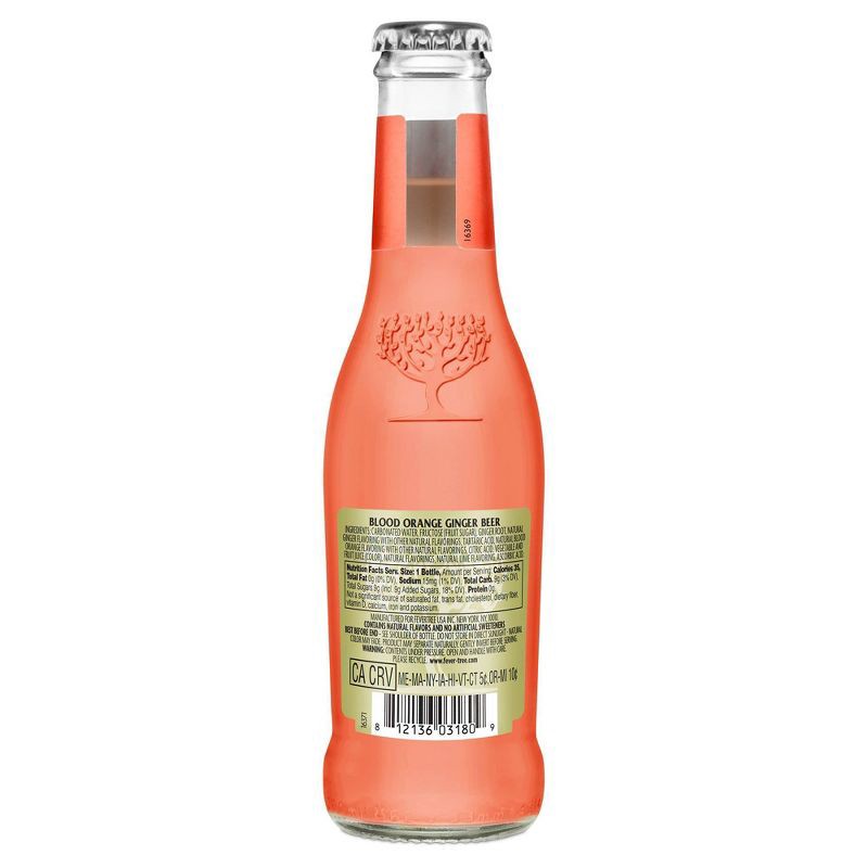 slide 5 of 6, Fever-Tree Light Blood Orange Ginger - 4pk/200ml Bottles, 4 ct; 200 ml