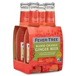 Fever-Tree Light Blood Orange Ginger - 4pk/200ml Bottles