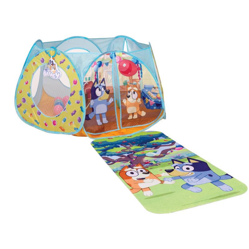 slide 10 of 11, Bluey Kids Ball Pit Playland with 20 Soft Flex Balls Electronic Sounds and Mat, 1 ct
