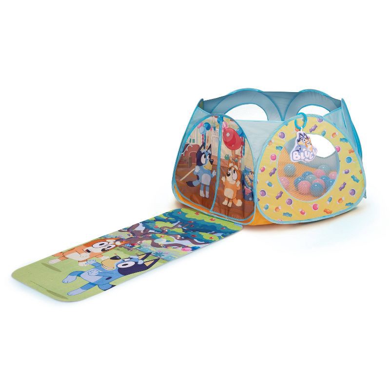 slide 4 of 11, Bluey Kids Ball Pit Playland with 20 Soft Flex Balls Electronic Sounds and Mat, 1 ct