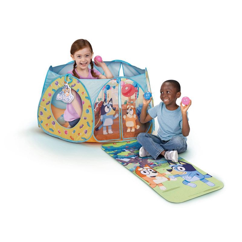 slide 7 of 11, Bluey Kids Ball Pit Playland with 20 Soft Flex Balls Electronic Sounds and Mat, 1 ct