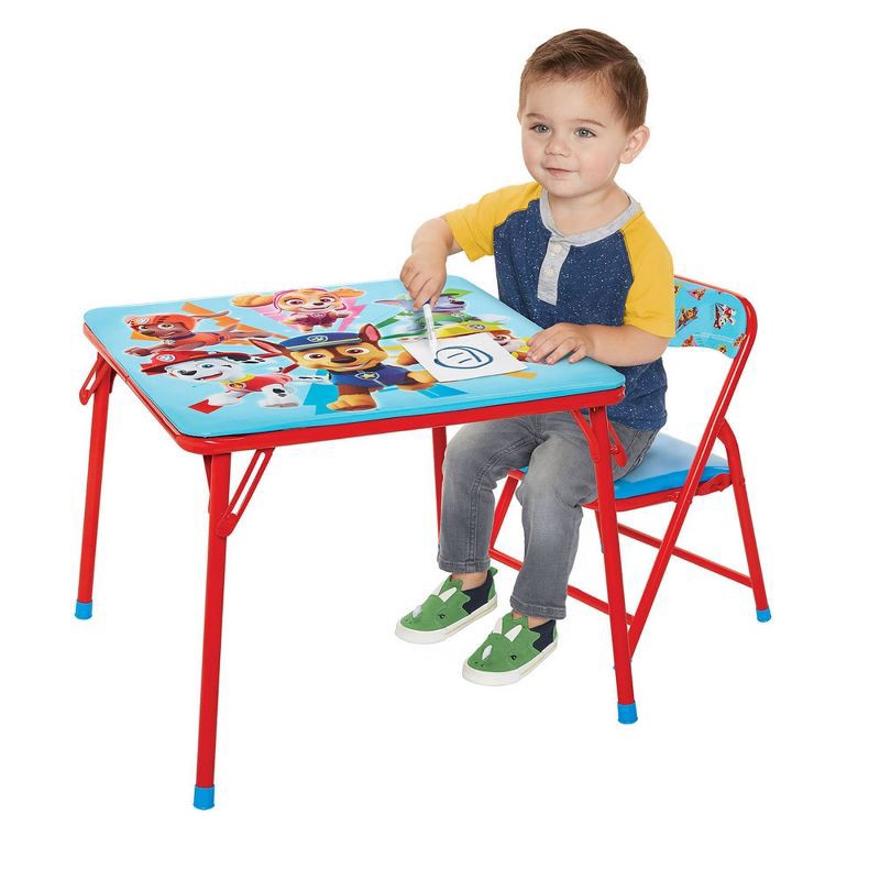 slide 2 of 12, PAW Patrol Table and Chair Furniture Set for Kids for Activity Drawing and Eating, 1 ct