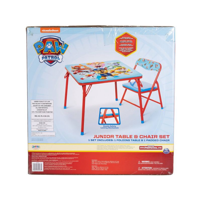 slide 10 of 12, PAW Patrol Table and Chair Furniture Set for Kids for Activity Drawing and Eating, 1 ct