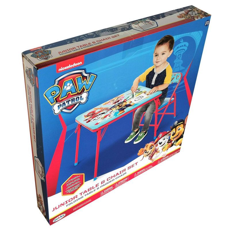 slide 8 of 12, PAW Patrol Table and Chair Furniture Set for Kids for Activity Drawing and Eating, 1 ct