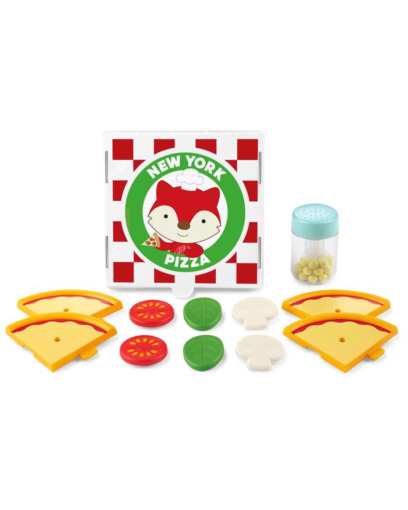 slide 11 of 13, Skip Hop Zoo Fox Piece-A-Pizza Playset, 1 ct