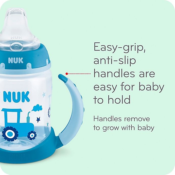 slide 3 of 6, NUK Girl Large Learner Cup, 10 oz