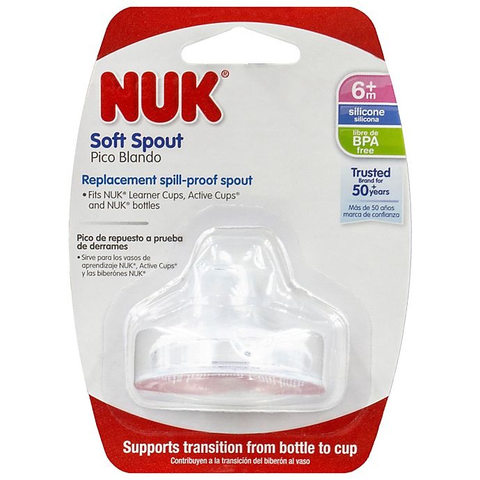 slide 2 of 3, NUK Replacement Silicone Spout, 1 ct