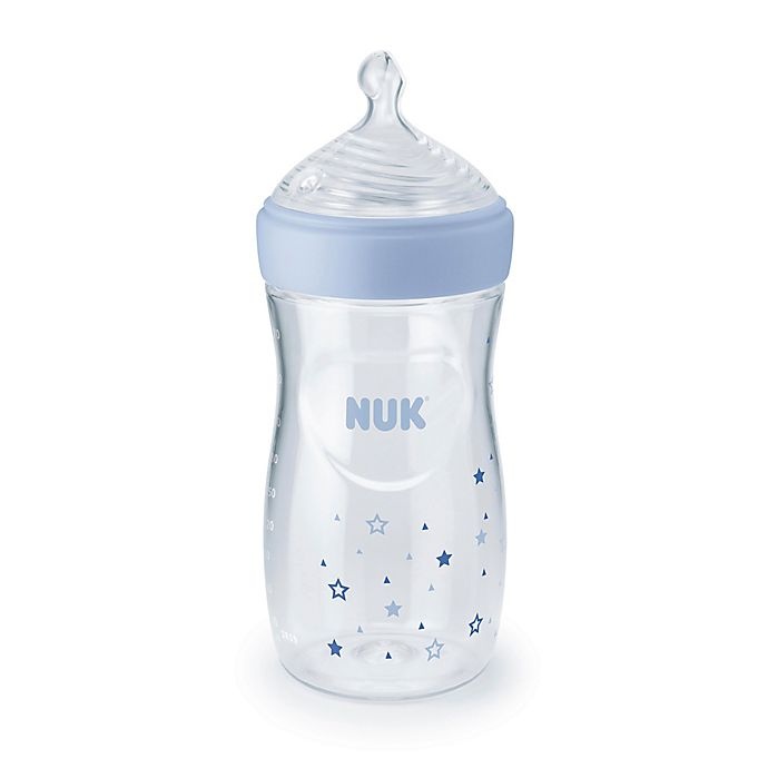 slide 10 of 14, NUK Simply Natural Bottles Gift Set - Blue, 9 ct