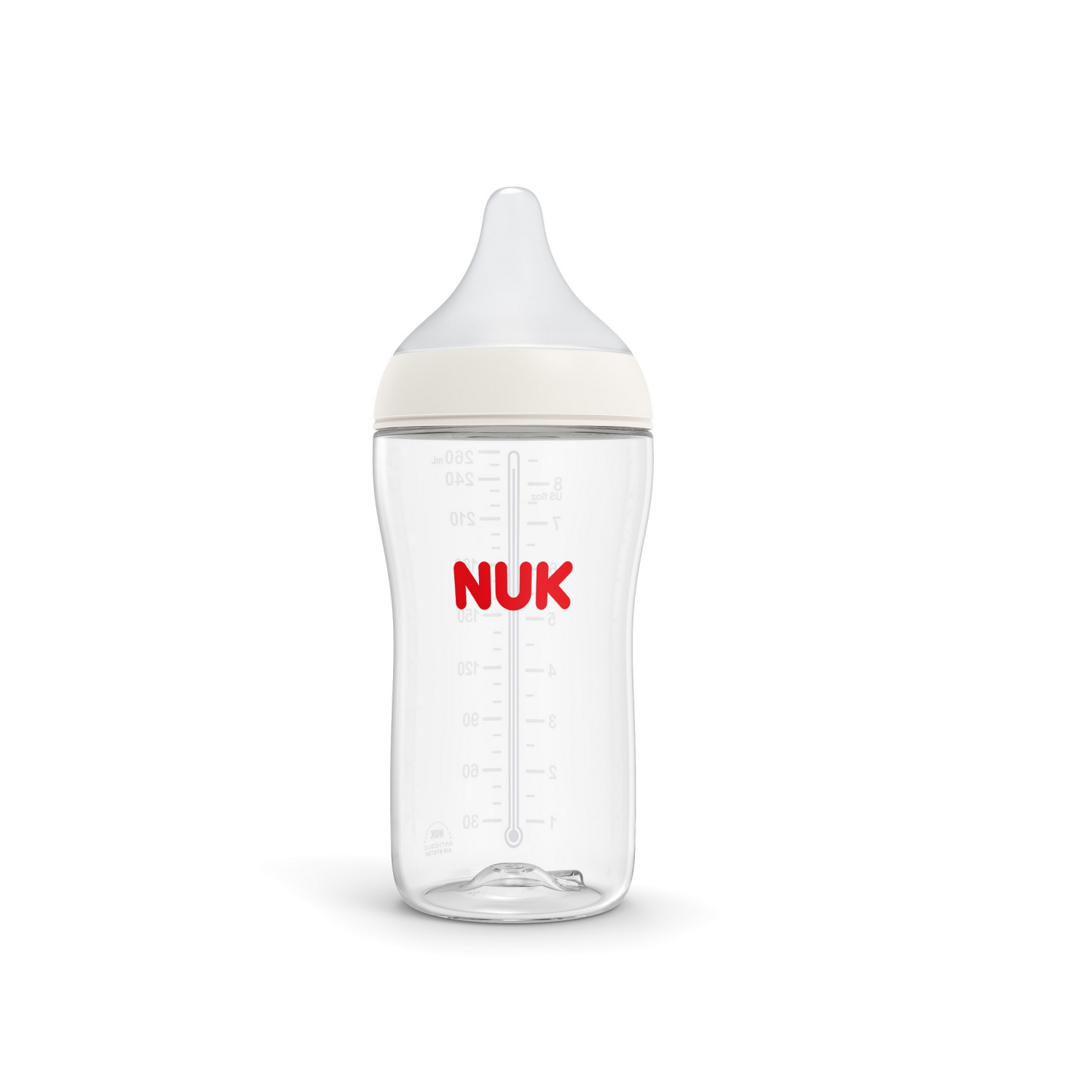 slide 1 of 1, Nuk Perfect Match Medium Flow Bottle 8oz, 8 oz