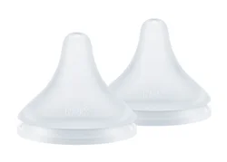 NUK Perfect Match Bottle Nipples - Medium Flow - 2pk