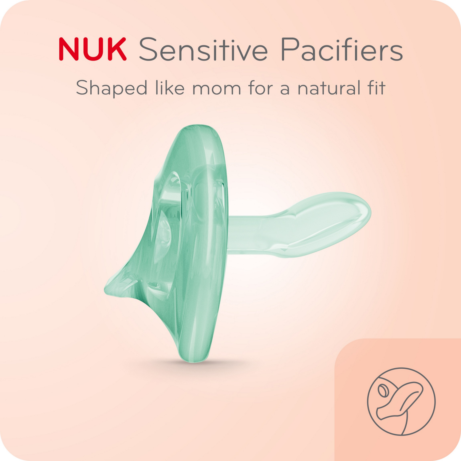 slide 2 of 6, NUK Comfy Pacifier 3pk Size 1 Girl, 3 ct