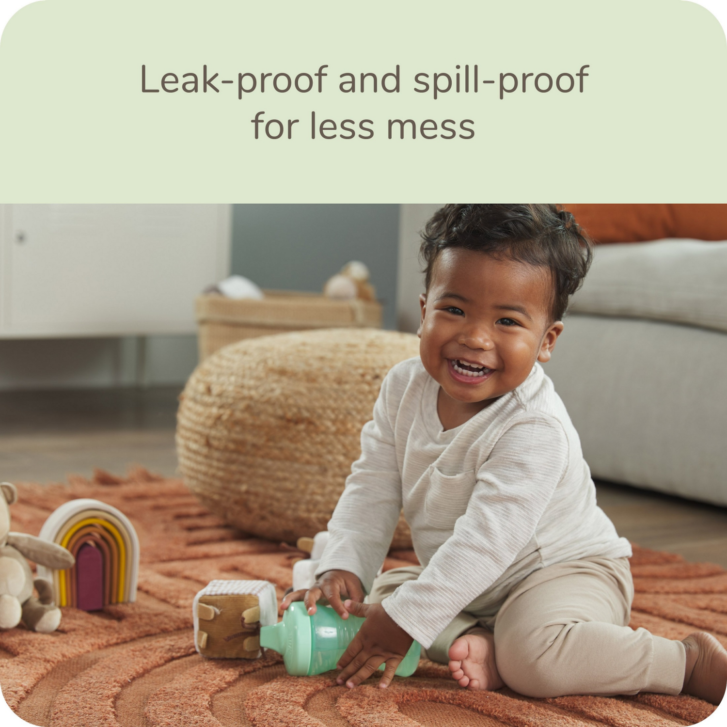 slide 4 of 4, NUK Fun Grips 7 Ounce Soft Spout Trainer Cup 1 ea, 1 ct