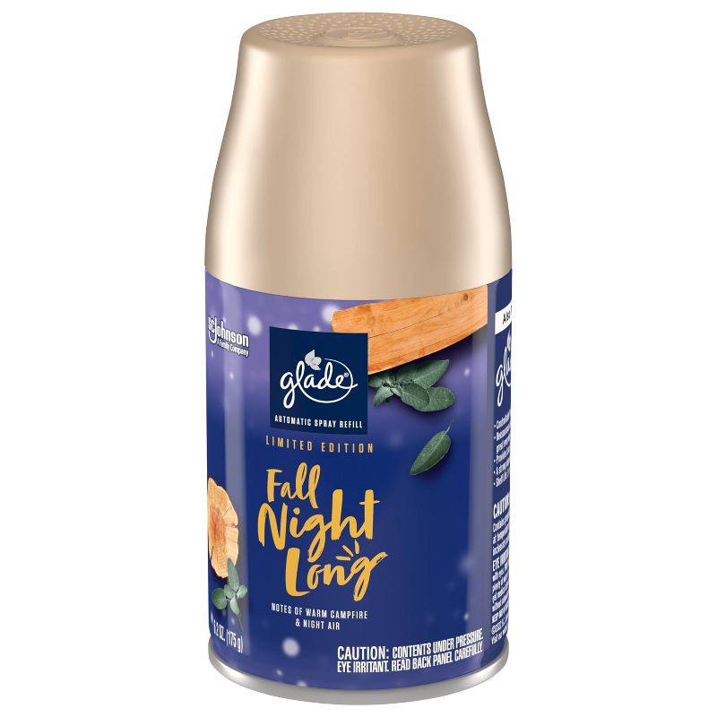 slide 9 of 10, Glade Automatic Spray Air Freshener - Fall Night Long - 6.2oz, 6.2 oz