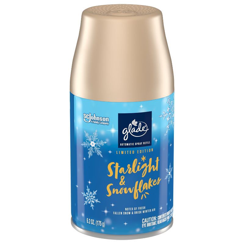 slide 6 of 17, Glade Automatic Spray Air Freshener - Starlight & Snowflakes - 6.2oz, 6.2 oz