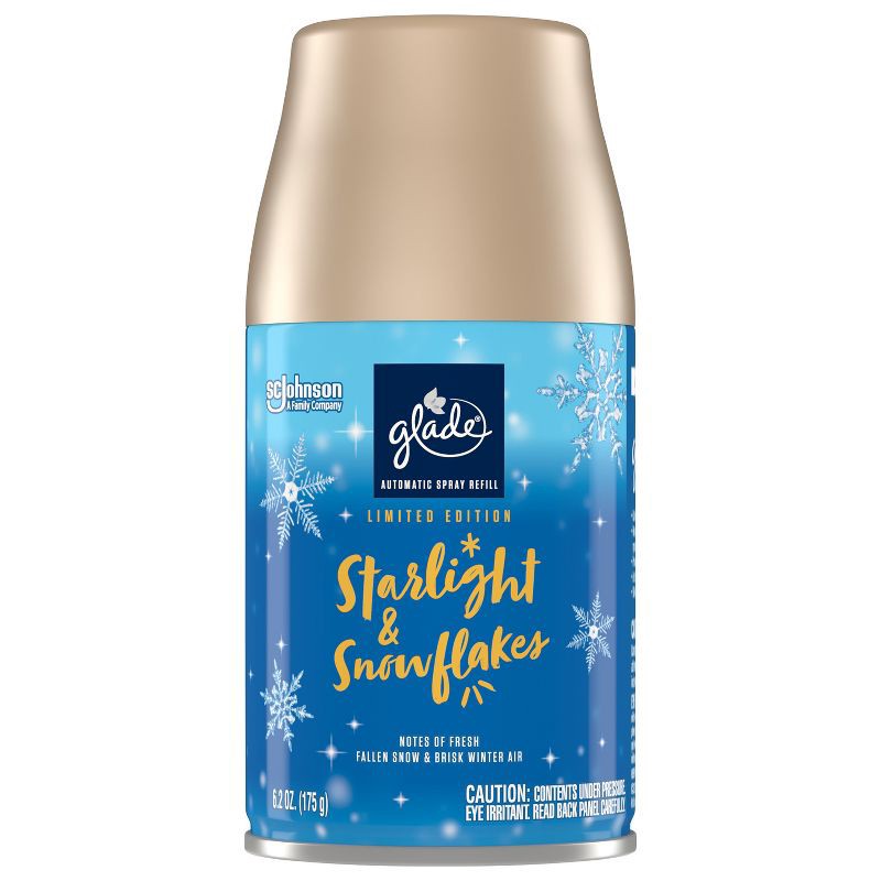 slide 15 of 17, Glade Automatic Spray Air Freshener - Starlight & Snowflakes - 6.2oz, 6.2 oz