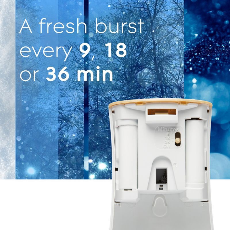 slide 8 of 17, Glade Automatic Spray Air Freshener - Starlight & Snowflakes - 6.2oz, 6.2 oz