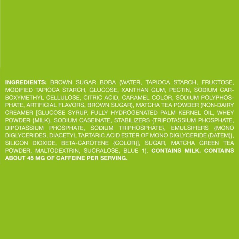 slide 7 of 8, J Way Instant Boba Kit Matcha Latte Sweet Tea Variety - 8.25oz, 8.25 oz