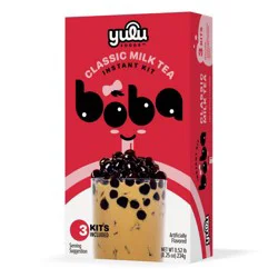 Yulu Instant Boba Kit Classic Milk Tea - 3pk/8.25oz
