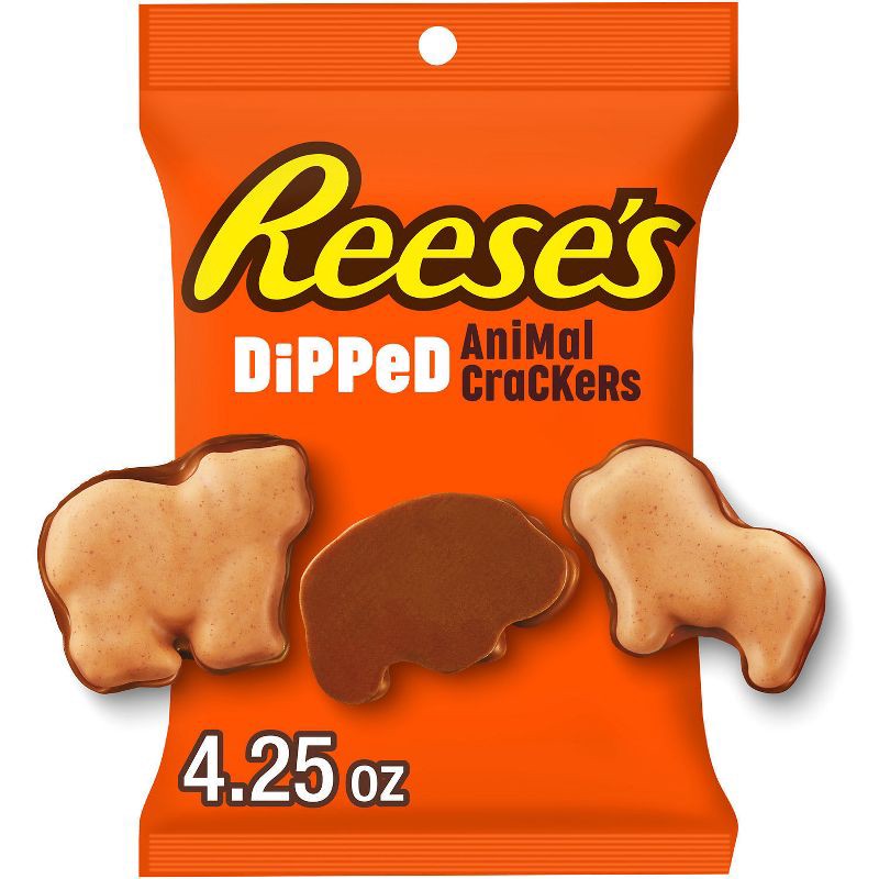 slide 1 of 9, Reese's Dipped Animal Crackers - 4.25oz, 4.25 oz