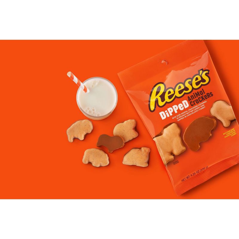 slide 3 of 9, Reese's Dipped Animal Crackers - 4.25oz, 4.25 oz