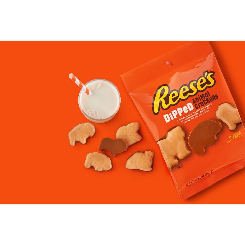slide 8 of 9, Reese's Dipped Animal Crackers - 4.25oz, 4.25 oz