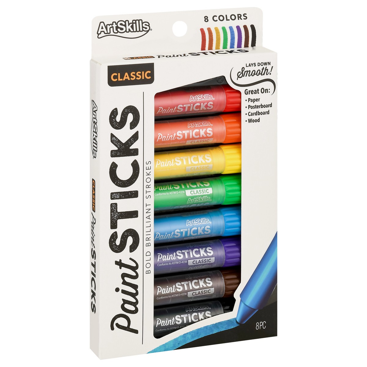 slide 6 of 9, ArtSkills Paint Sticks, 8 ct