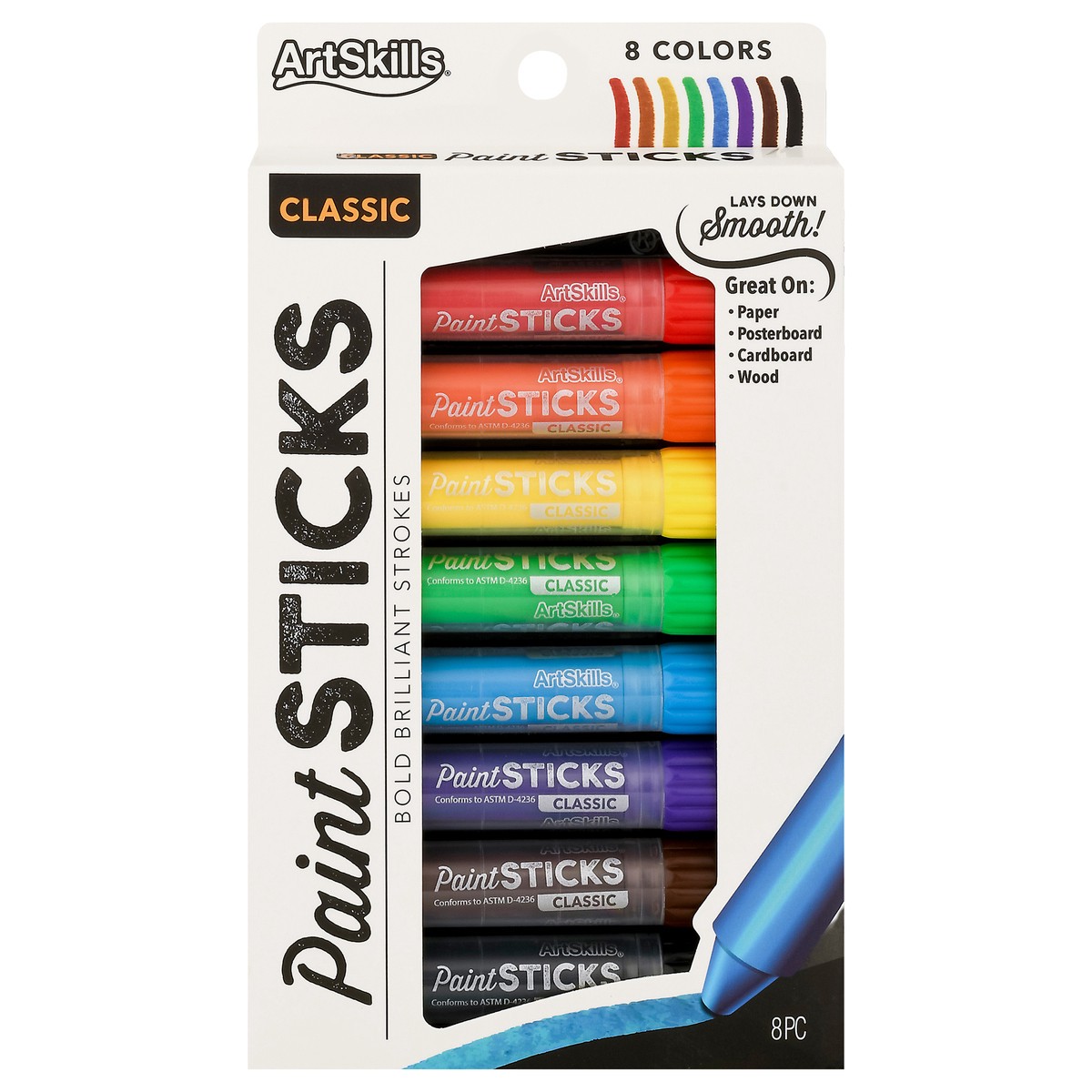 Artskills Brush Tip Markers - 8 ct