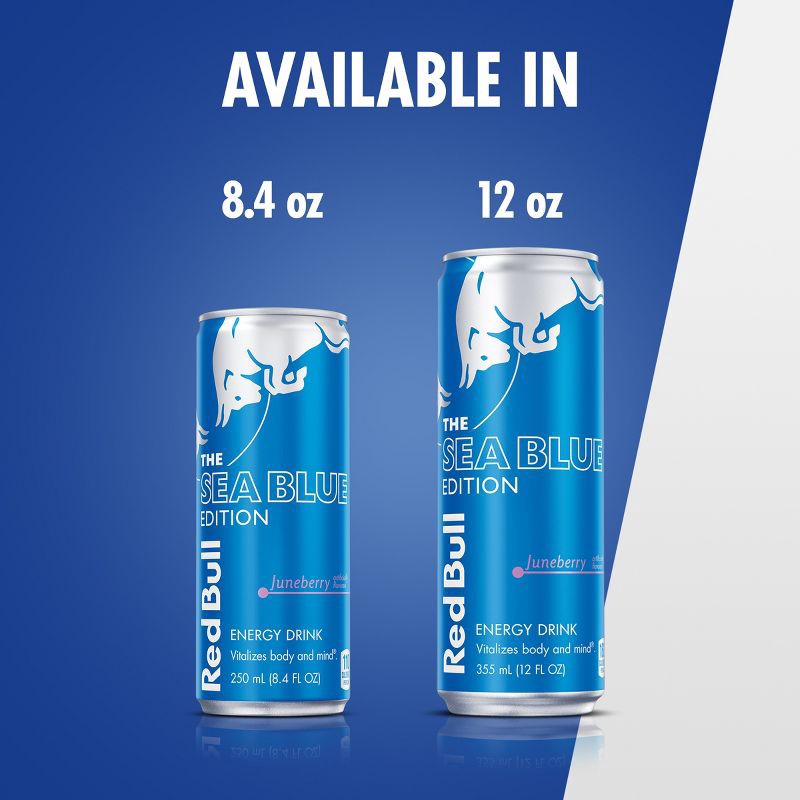 slide 6 of 8, Red Bull Sea Blue Edition Energy Drink - 8.4 fl oz Can, 8.4 fl oz