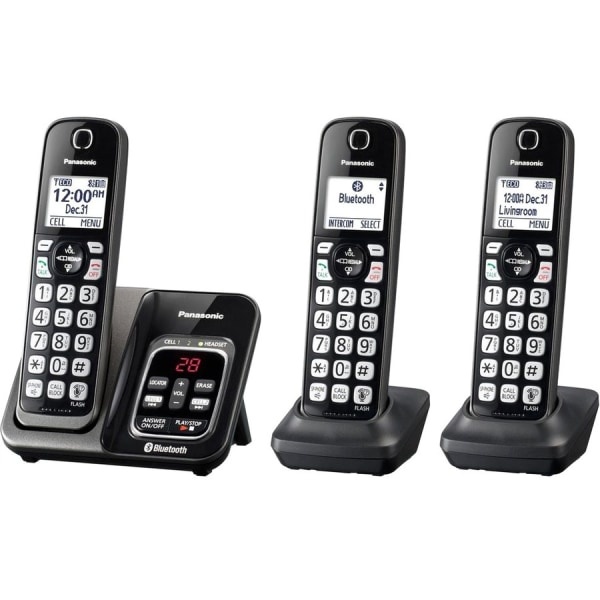 slide 3 of 10, Panasonic Kx-Tgd563M Dect 6.0 Plus Expandable Digital Cordless Phone System, 1 ct