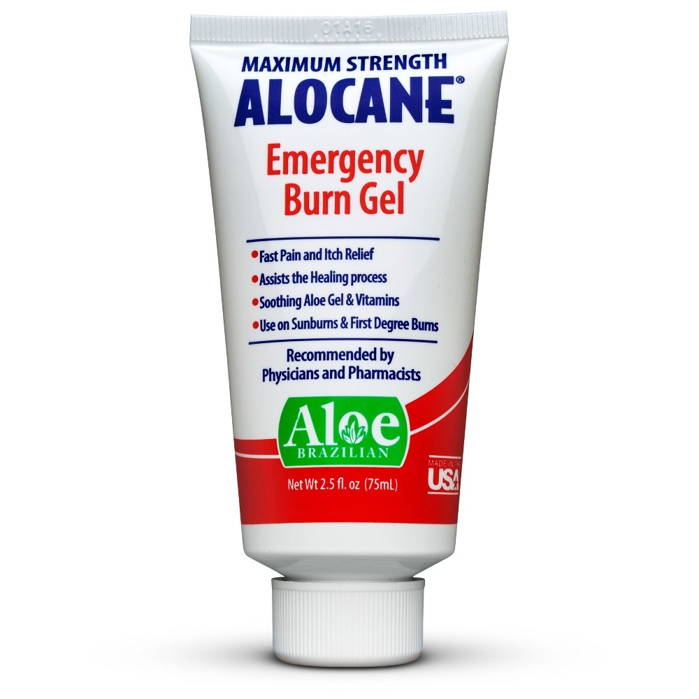 slide 3 of 3, Alocane Maximum Strength Emergency Burn Gel 2.5 fl oz, 2.5 oz