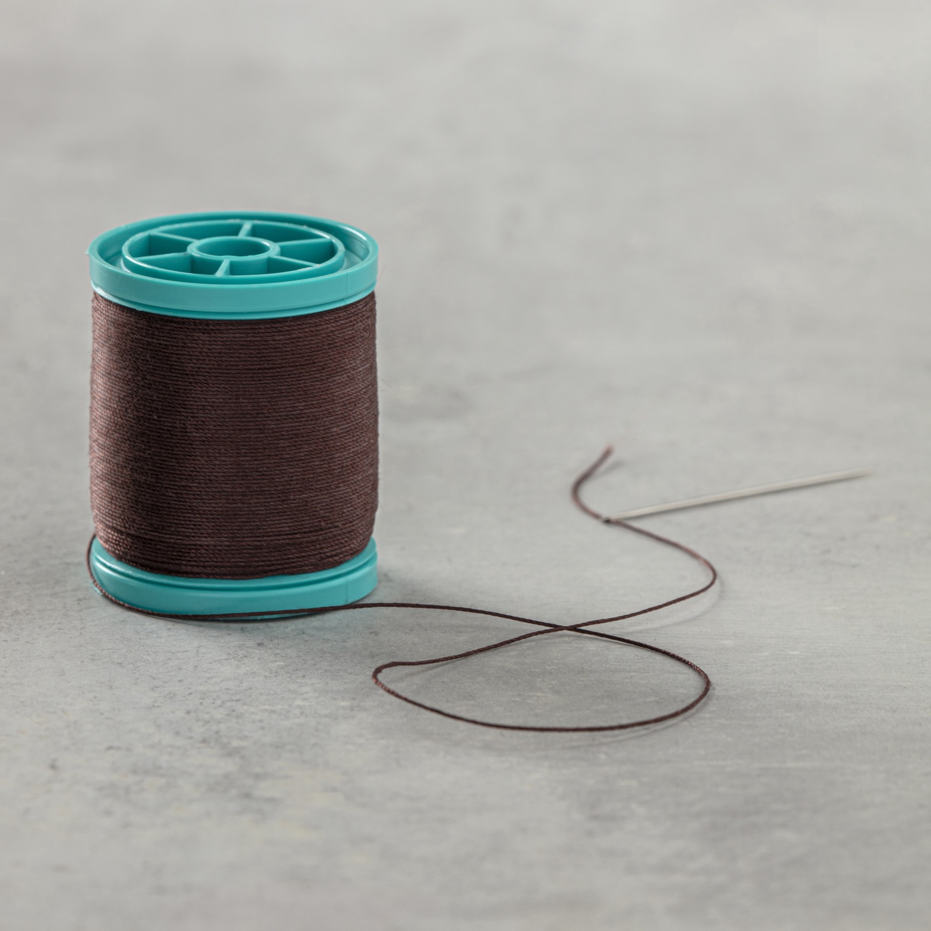 slide 2 of 2, Coats & Clark Dual Duty Plus Chona Brown Button & Carpet Thread, 50 yd