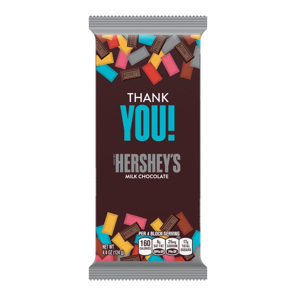 slide 1 of 1, Hershey's Thank You! Milk Chocolate Bar, 4.4 oz