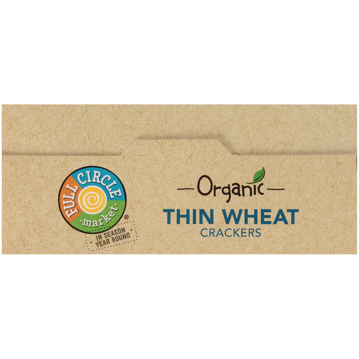 slide 6 of 9, Full Circle Market Thin Wheat Crackers, 5.5 oz