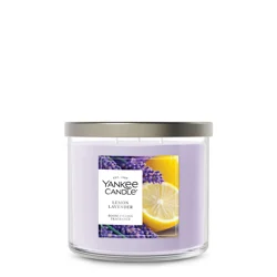 Yankee Candle 3 Wick Candle Jar, Scented Candle with up to 40 Hours of Burn Time, Premium Plant Wax Blend for Consistent Long Lasting Scent from First to Last Burn, Lemon Lavender
