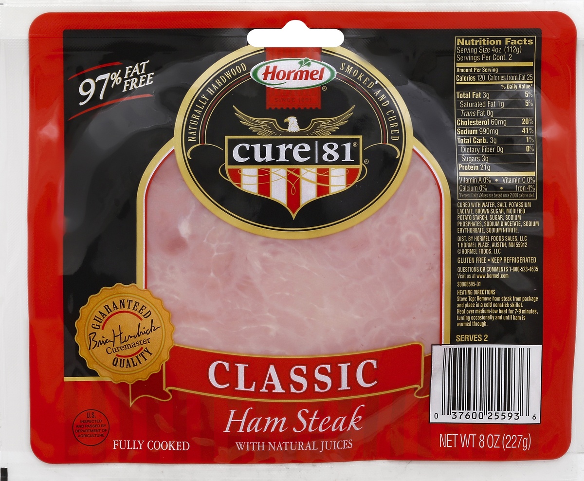 slide 3 of 5, Hormel Ham Steak 8 oz, 