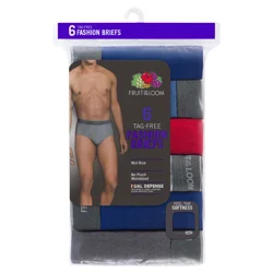 Fruit of the Loom FOL FASHION BRIEF 6P4610 AST XL